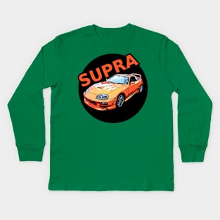 Toyota Supra Kids Long Sleeve T-Shirt